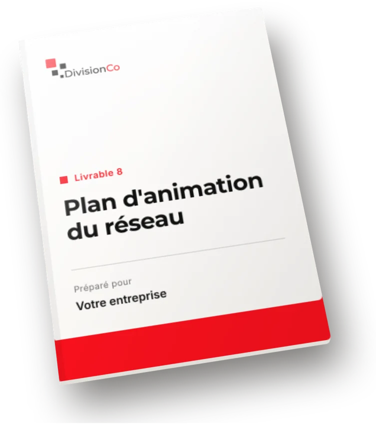 Plan d'animation du réseau